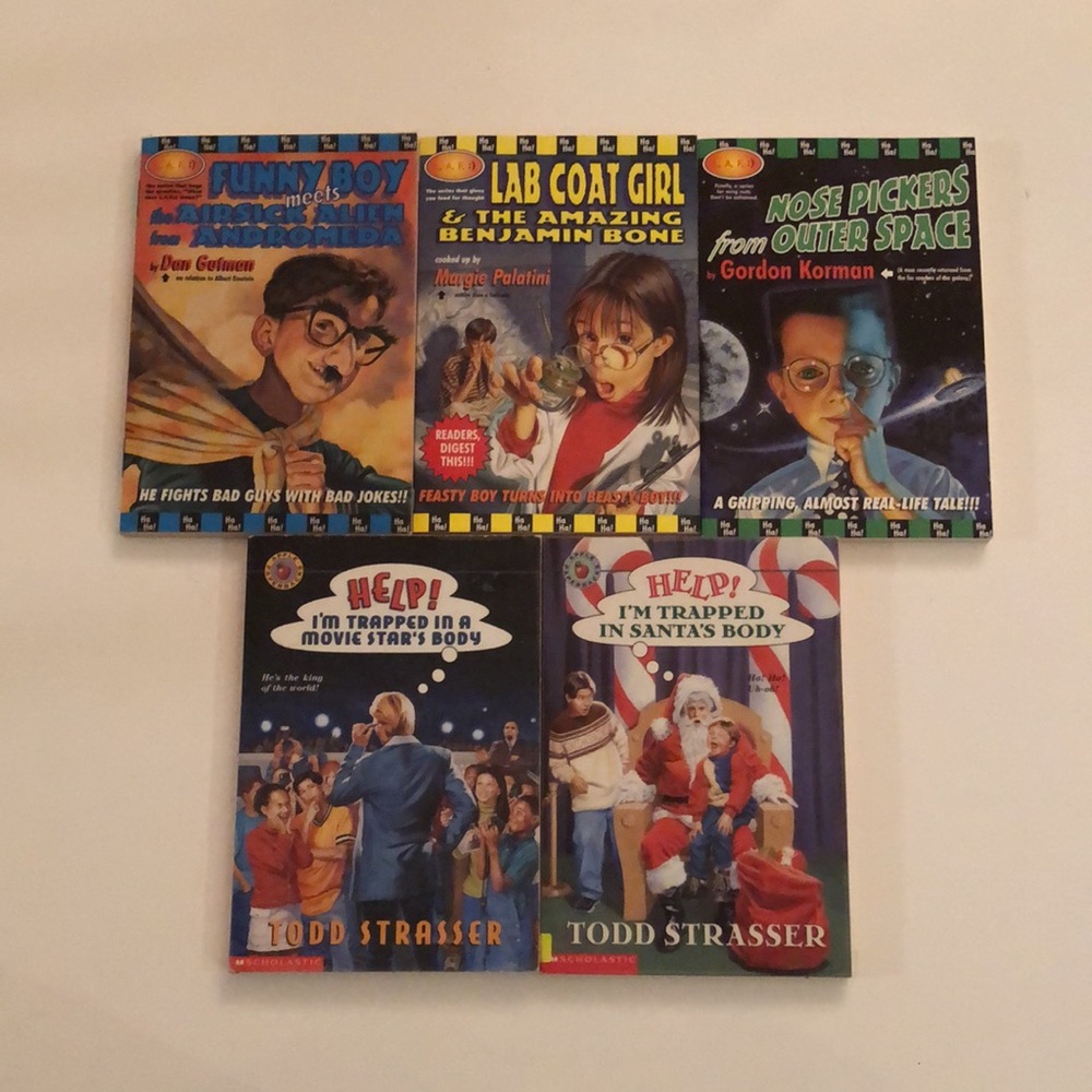 SET of 5 books - L.A.F. & Help! Series
